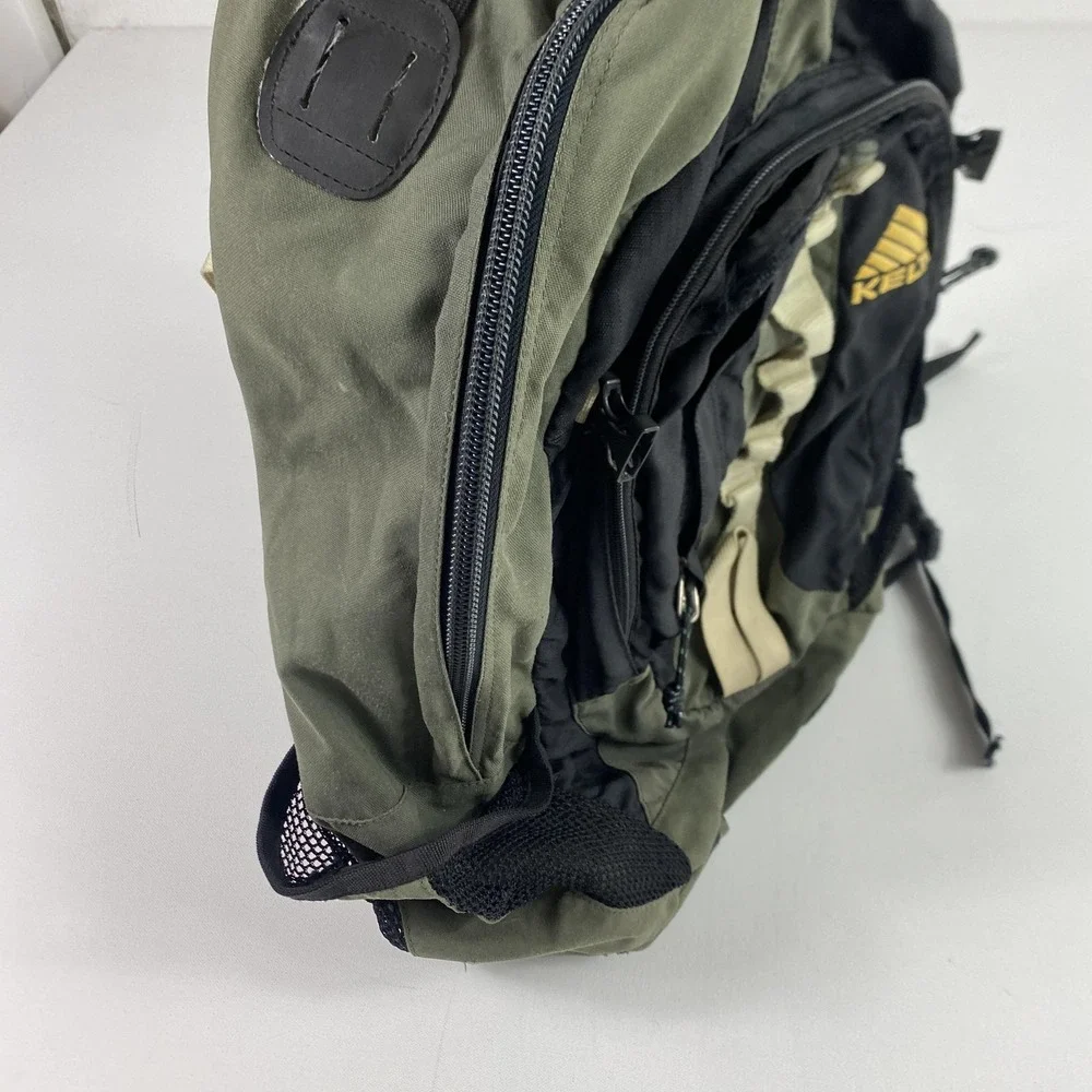 Kelty Hiking‎ Backpack Daypack Green Black Camping Outdoor Gear Mesh Pockets